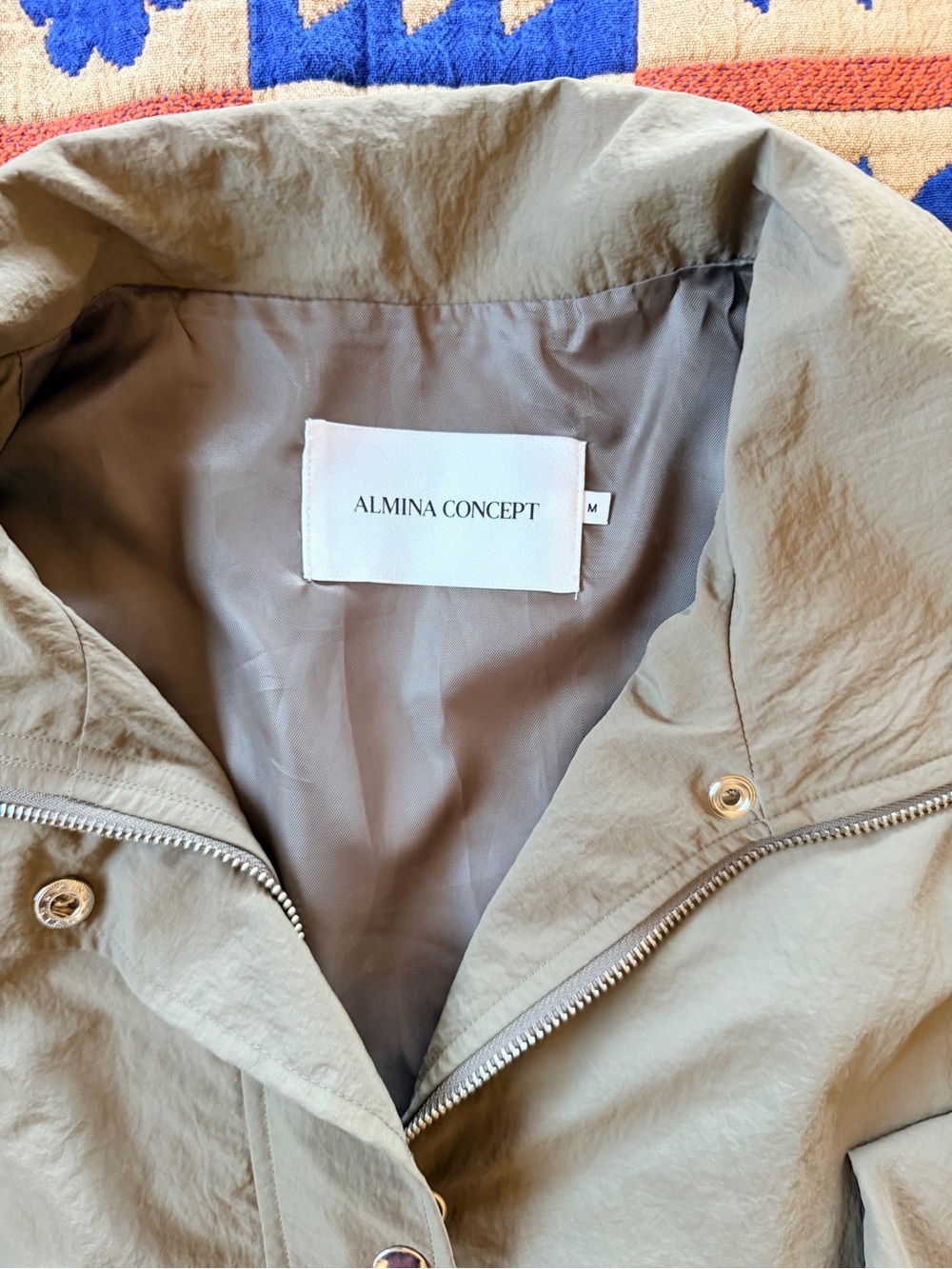 Almina Concept Khaki Women's Casual Jacket - Picture 5 of 6